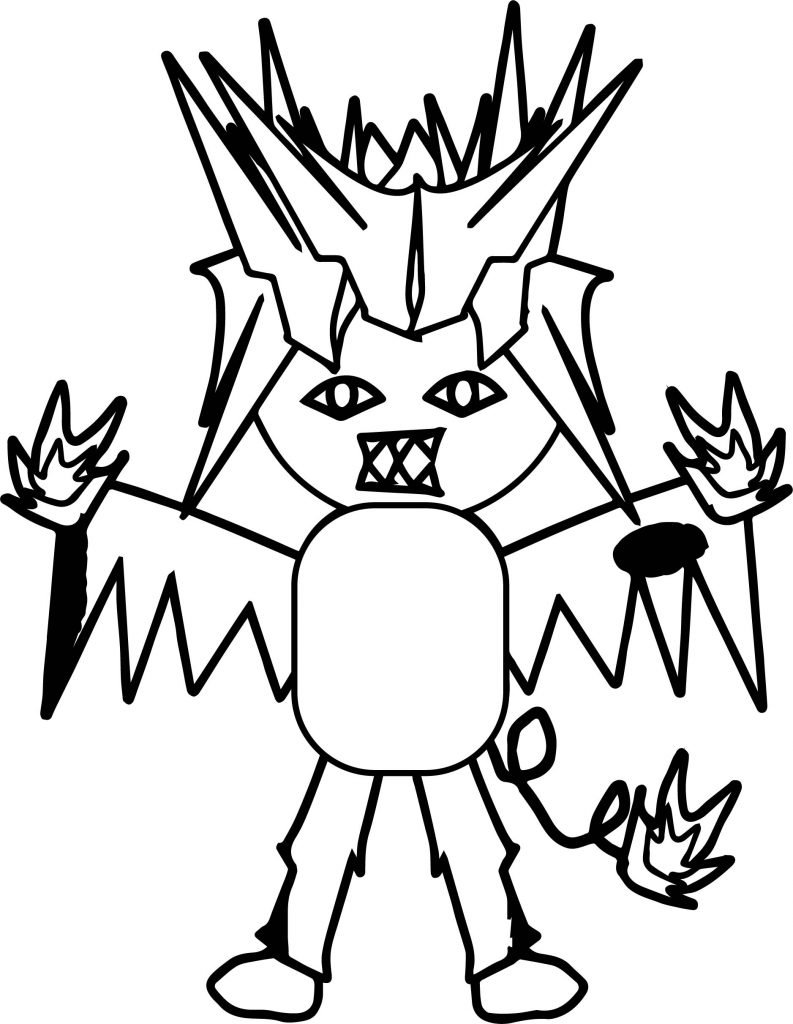 Creature Joke Boy Coloring Page - Wecoloringpage.com