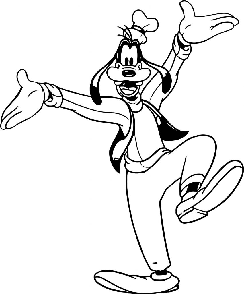 Disney Goof Coloring Page - Wecoloringpage.com