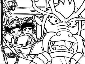 Grampa Driving Coloring Page