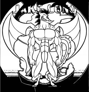 Jake Long American Dragon Coloring Page