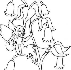 Little Girl Cartoon Funny Coloring Page