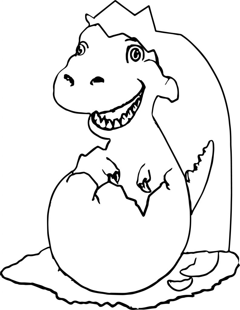 New Baby Dinosaur Coloring Pages - Wecoloringpage.com