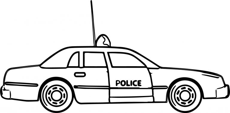 New Police Car Coloring Pages - Wecoloringpage.com