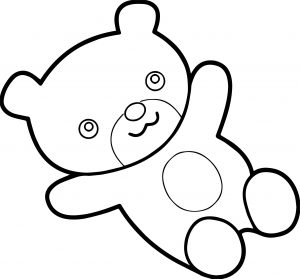 Sleep Bear Toy Coloring Page