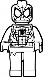 Spider Man Lego Coloring Page