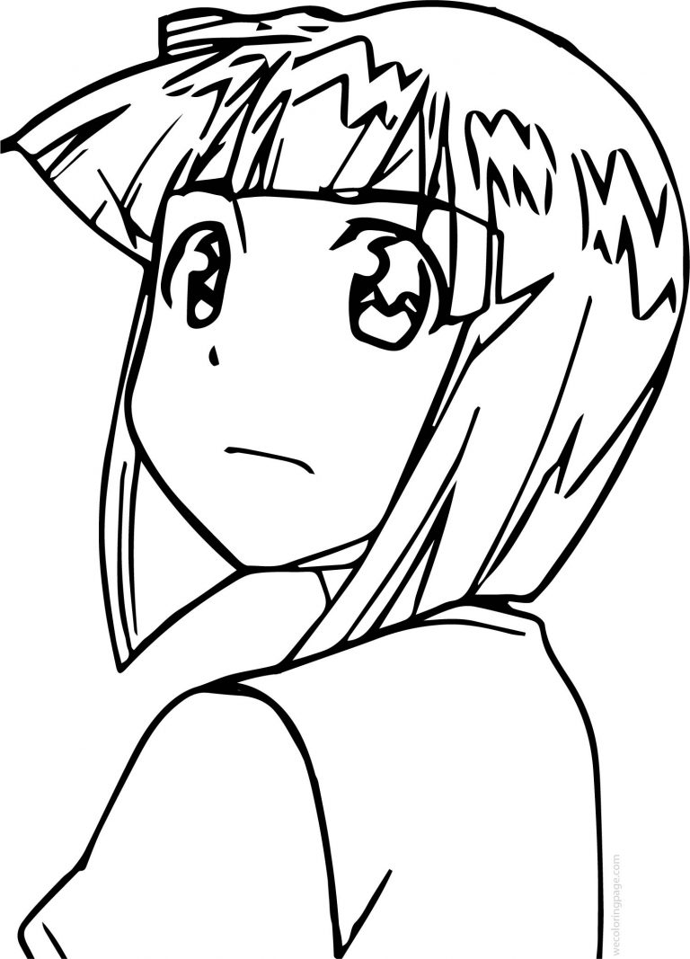 Squid Girl Look Coloring Page - Wecoloringpage.com