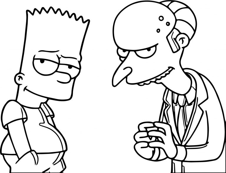 The Simpsons Boy Coloring Page - Wecoloringpage.com