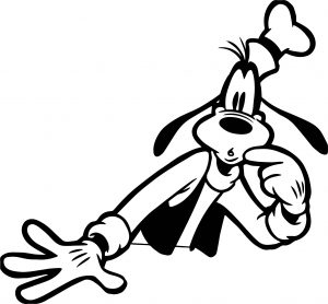 Walt Disney Goofy Pictures Coloring Page