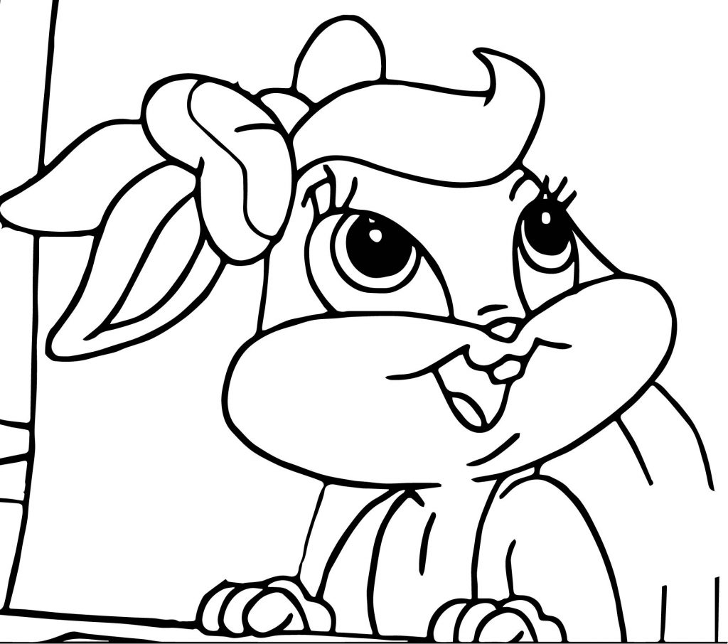 Warner Bros Baby Looney Tunes Happy Bunny Lola Coloring Page ...