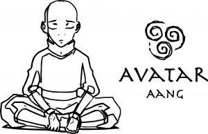 When We Hit Our Lowest Point Aang Avatar Aang Coloring Page