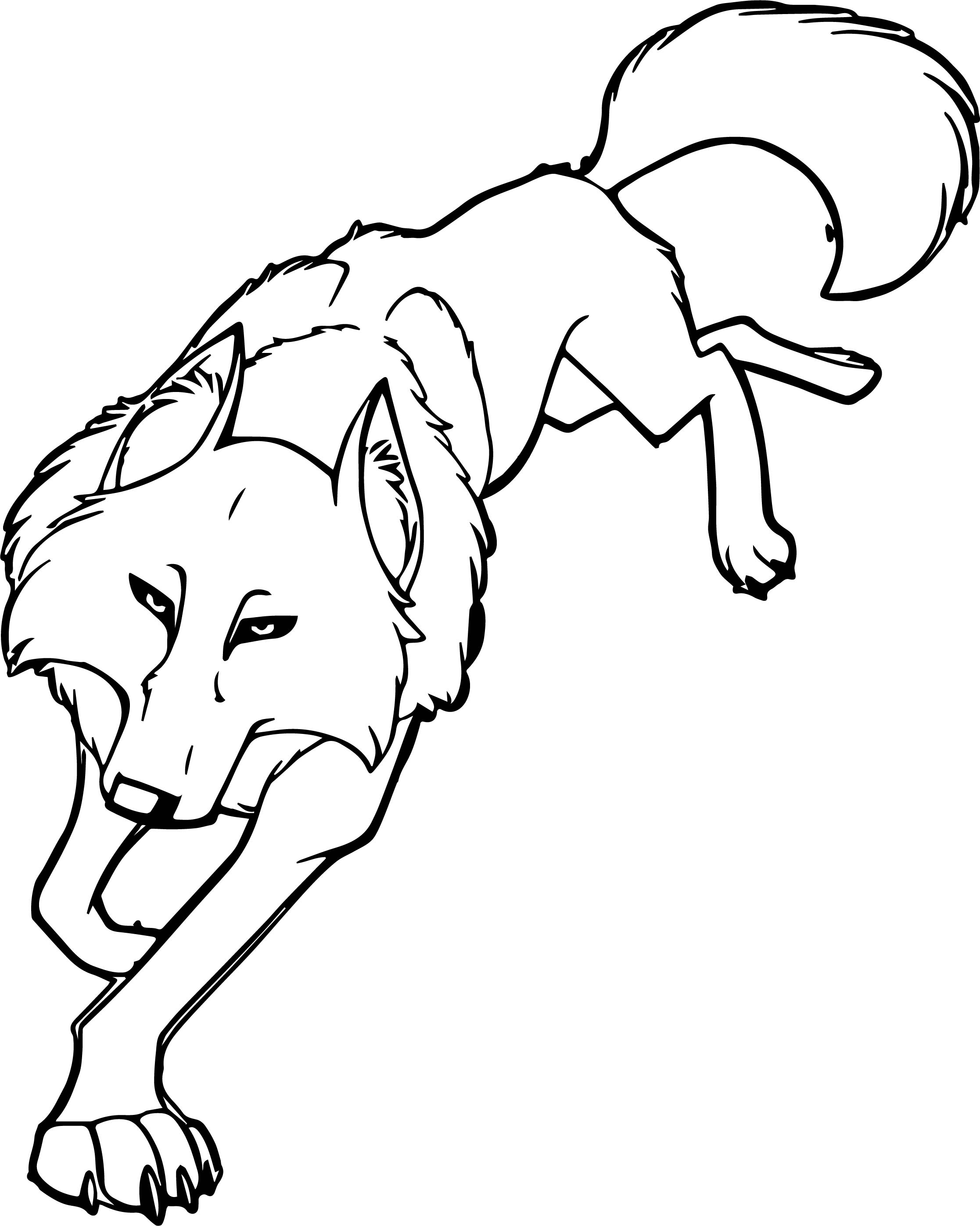 White Wolf From Balto Aniu Coloring Page - Wecoloringpage.com