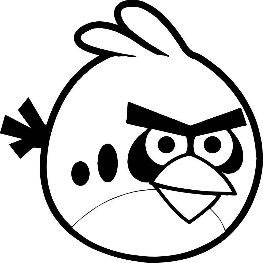 Angry Birds Logo Coloring Page - Wecoloringpage.com