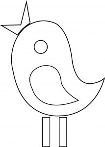 As Bird Coloring Page