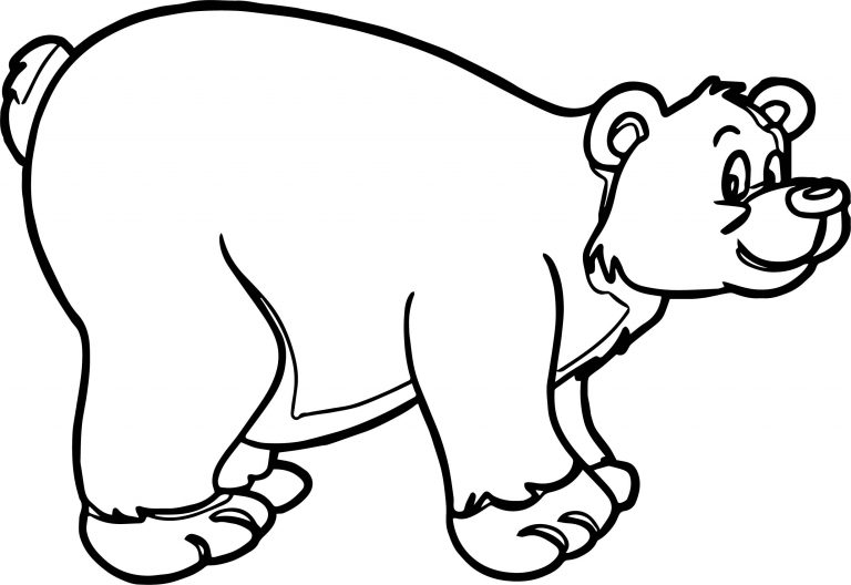 Big Bear Coloring Page - Wecoloringpage.com