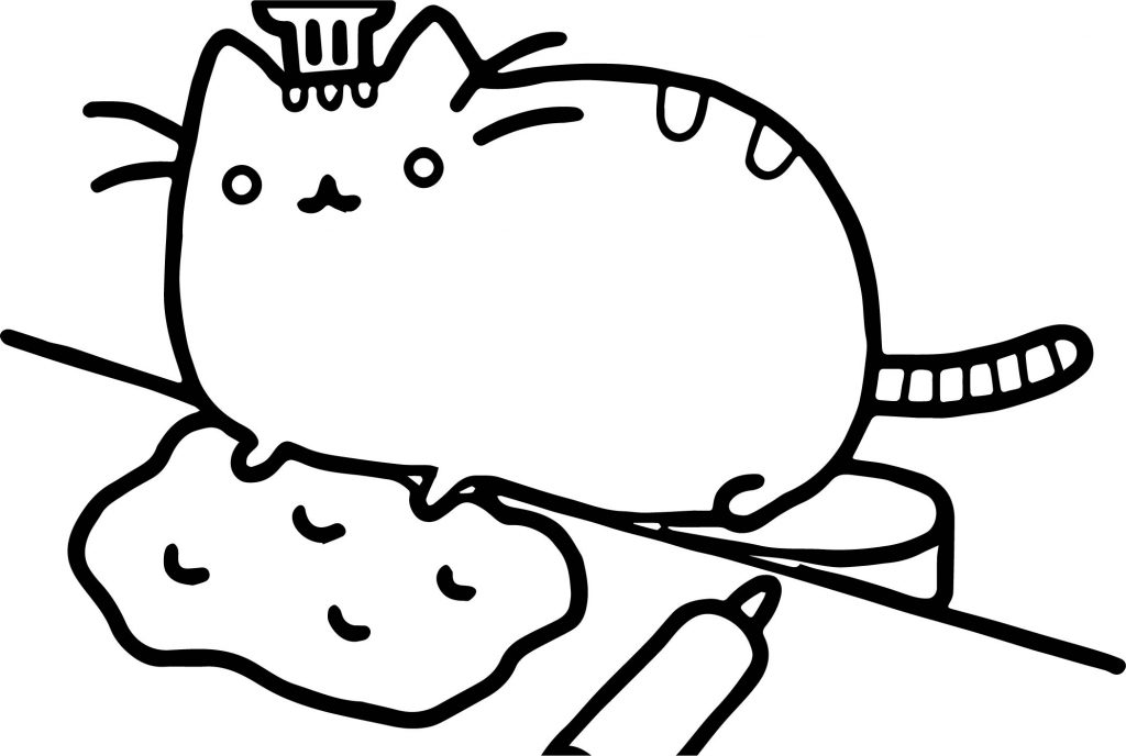 Chef Cat Coloring Page - Wecoloringpage.com