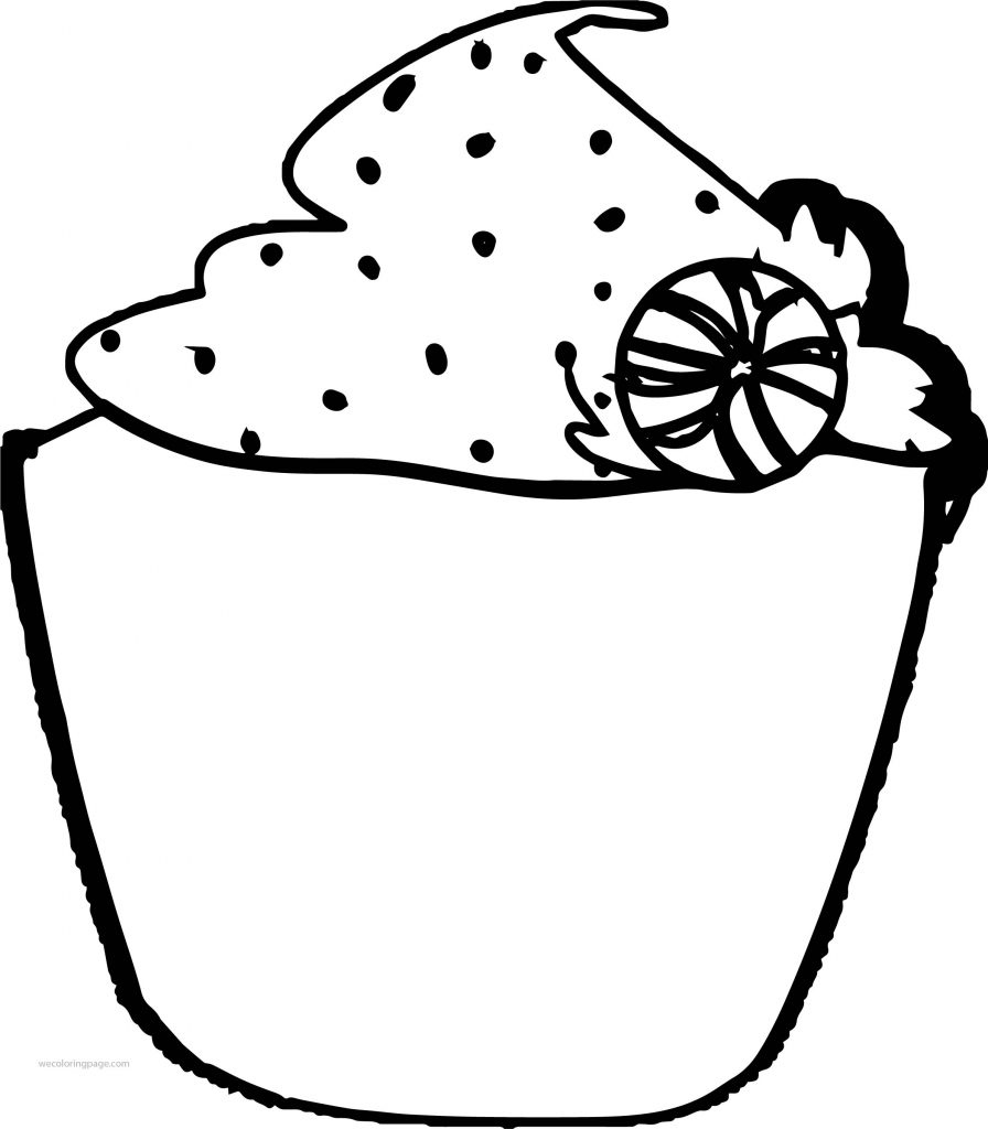 Christmas Cupcake Art Coloring Page - Wecoloringpage.com