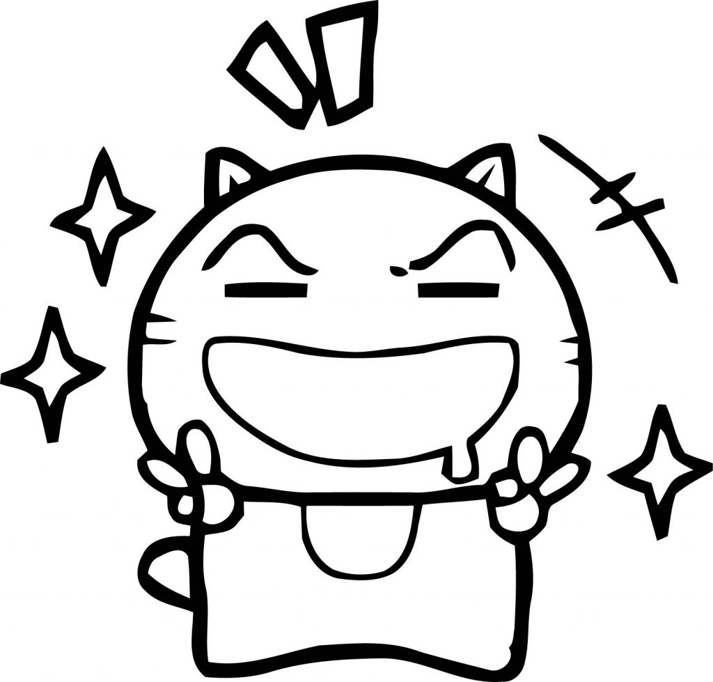 Color Chibi Manga Cat Coloring Page - Wecoloringpage.com