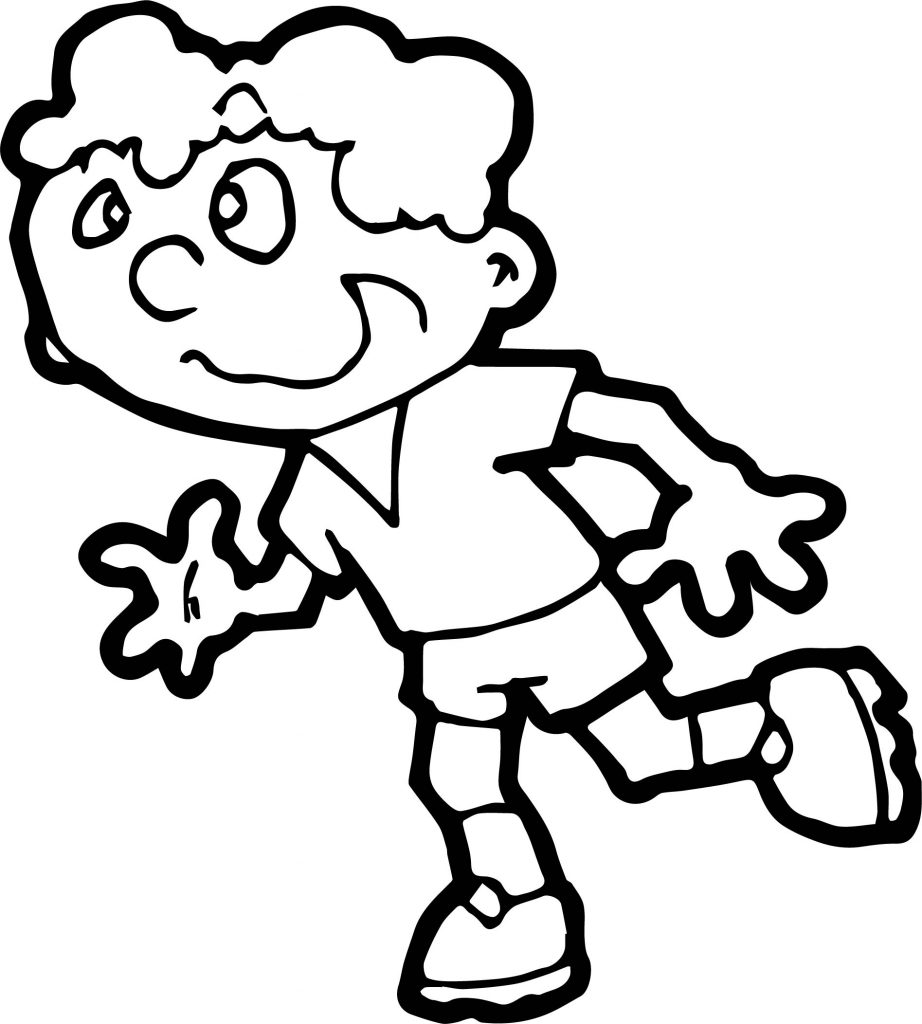 Crazy Boy Coloring Page - Wecoloringpage.com