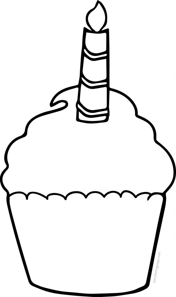 Cupcake Cup Cake Coloring Pages - Wecoloringpage.com