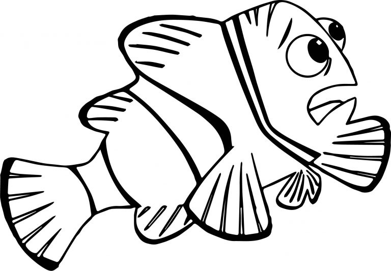 Disney Finding Nemo Marvin Coloring Pages | Wecoloringpage.com