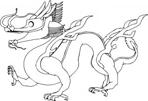 Dragon Realistic Other Coloring Page