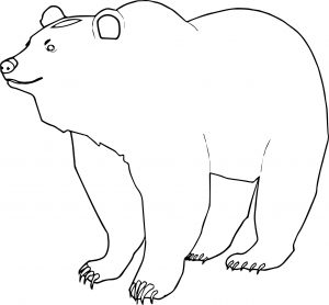 End Bear Coloring Page