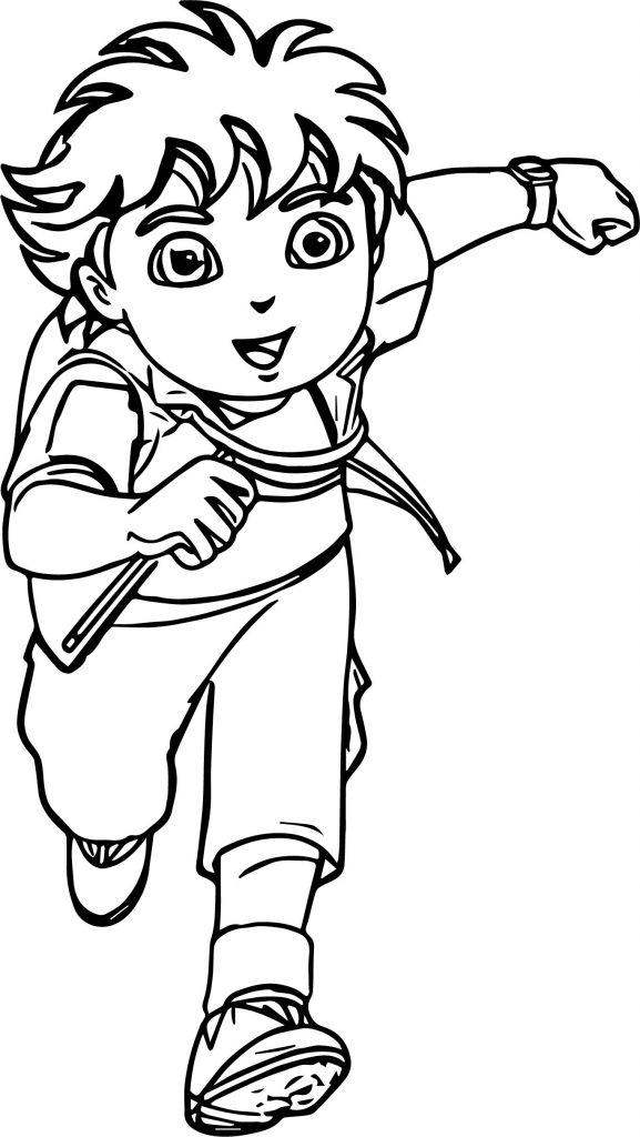 Go Diego Go Coming Coloring Page - Wecoloringpage.com