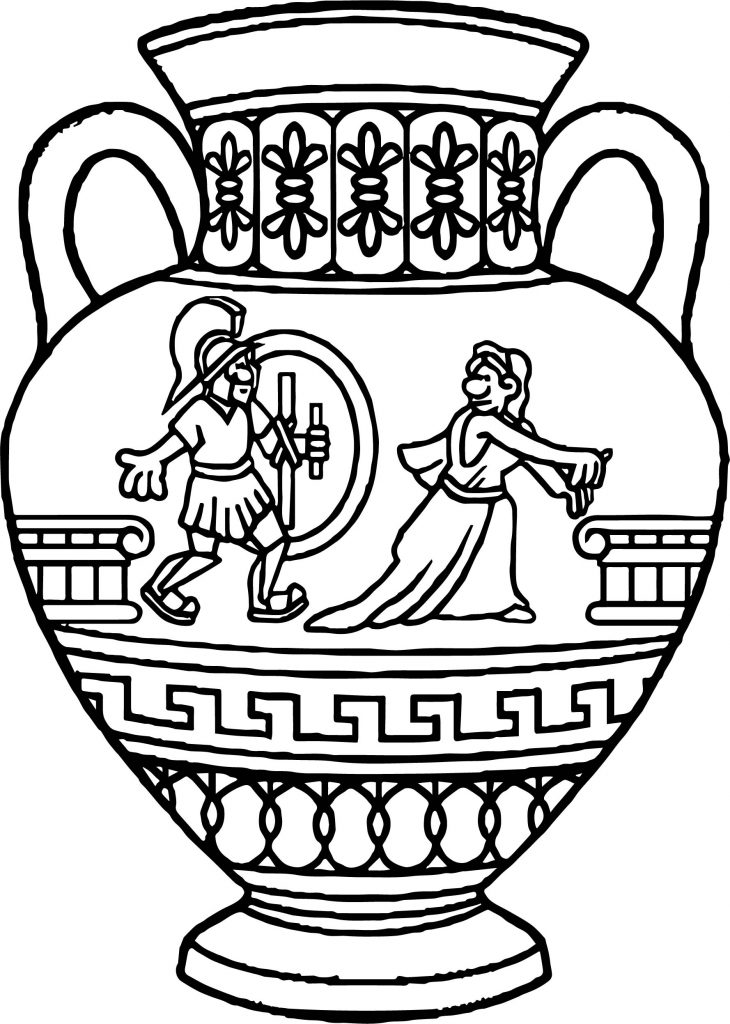 Grecian Urn Coloring Page - Wecoloringpage.com