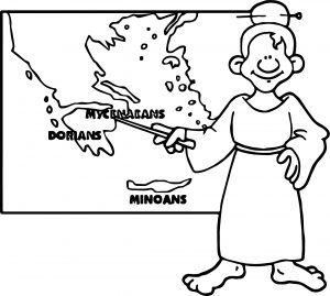 Greece Early History Coloring Page
