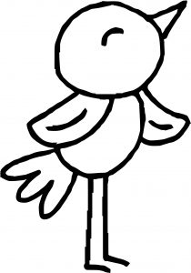 He Bird Coloring Page