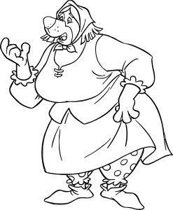 Little John Disguise Coloring Page