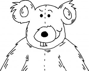 One Bear Coloring Pages