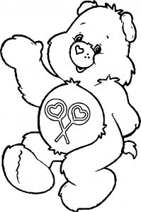 Picture Bear Coloring Page