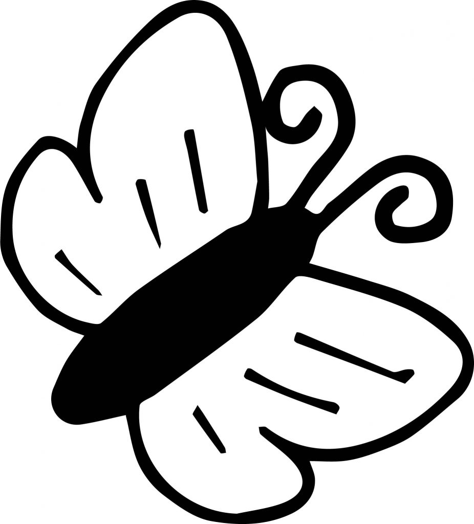 Pink Black Butterfly Md Coloring Page - Wecoloringpage.com