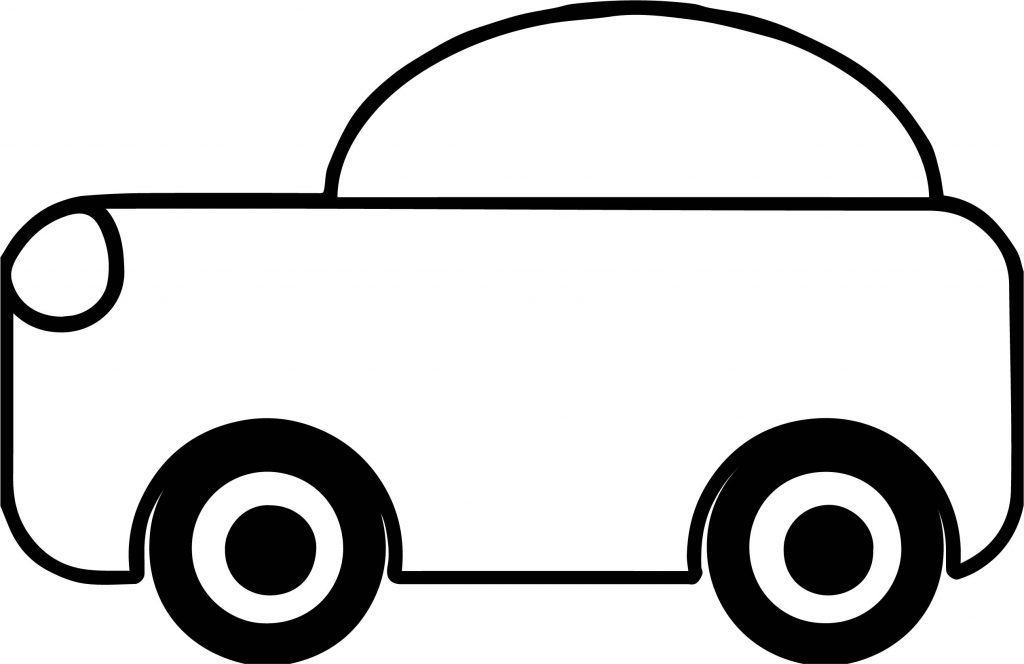 Preschool Basic Car Coloring Page - Wecoloringpage.com