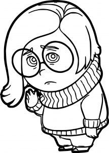 Sadness Me Coloring Pages