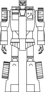 Scrapper Transformers Coloring Page