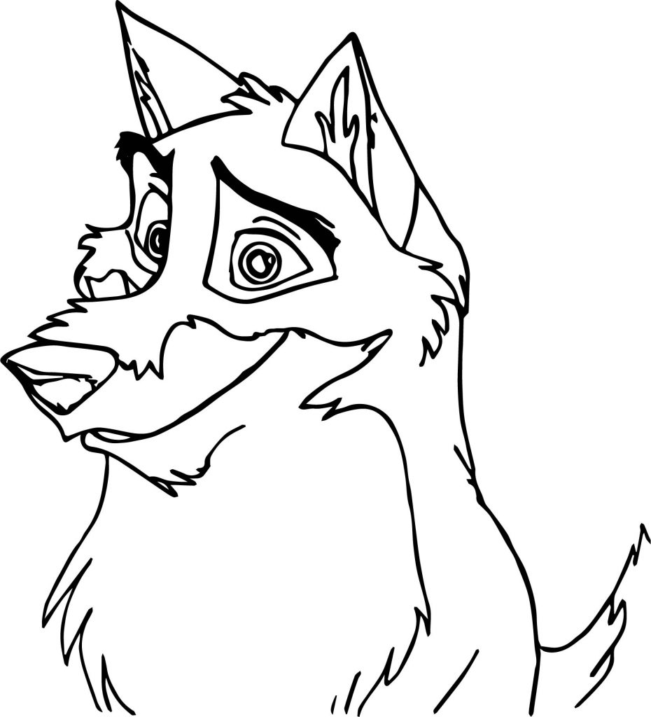 Smile Balto Coloring Page - Wecoloringpage.com