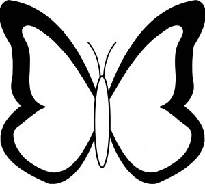 Style Butterfly Coloring Page