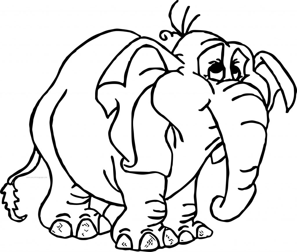 Tantor Baby Elephant Coloring Page – Wecoloringpage.com