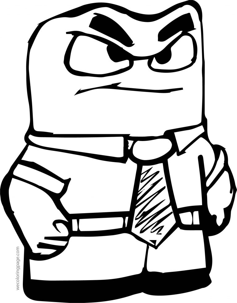 Anger Man Coloring Page - Wecoloringpage.com