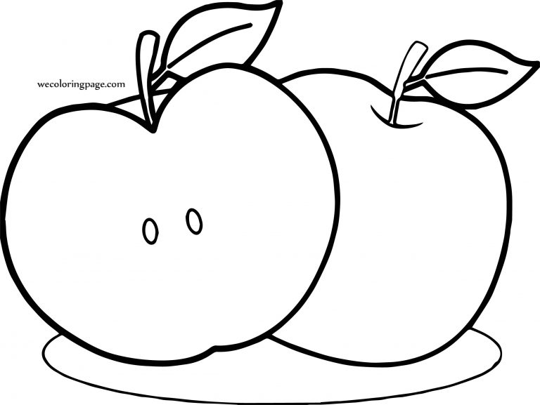 Cartoon Apple Boy Speak Coloring Pages | Wecoloringpage.com
