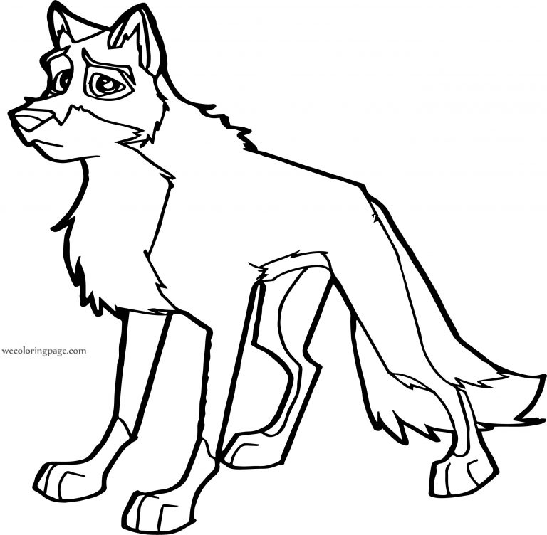 Balto Wolf Please Coloring Page - Wecoloringpage.com