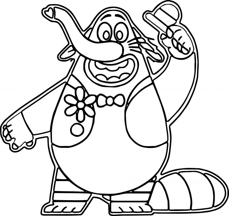 Bingbong Hat Coloring Pages | Wecoloringpage.com