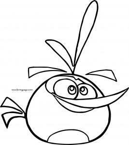 Bubbles Angry Birds Coloring Page