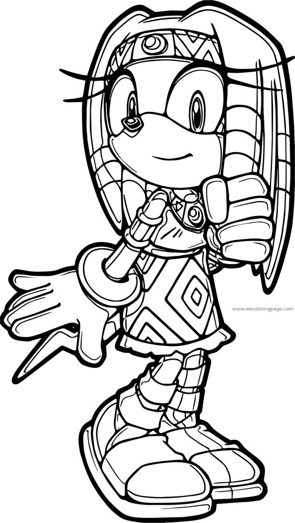 Egyptian Sonic The Hedgehog Coloring Page - Wecoloringpage.com