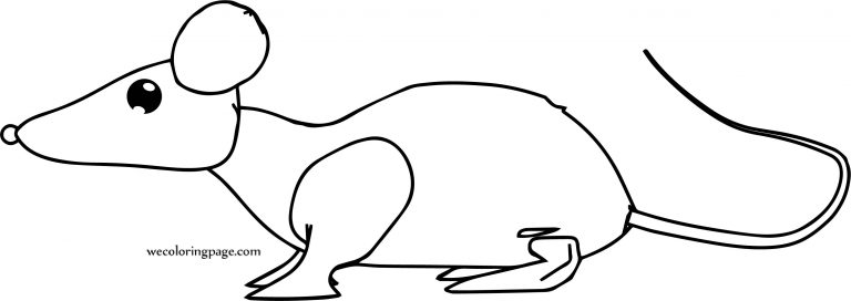 Mouse Coloring Page - Wecoloringpage.com