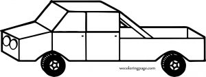 Move Car Coloring Page
