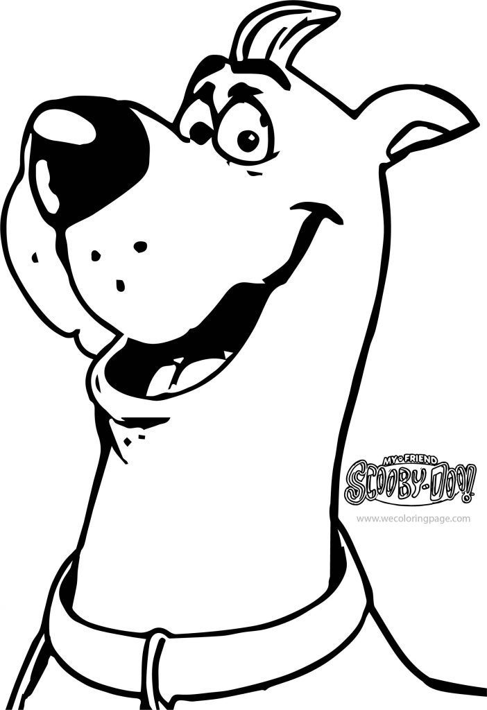 My Friend Scooby Doo Coloring Page - Wecoloringpage.com