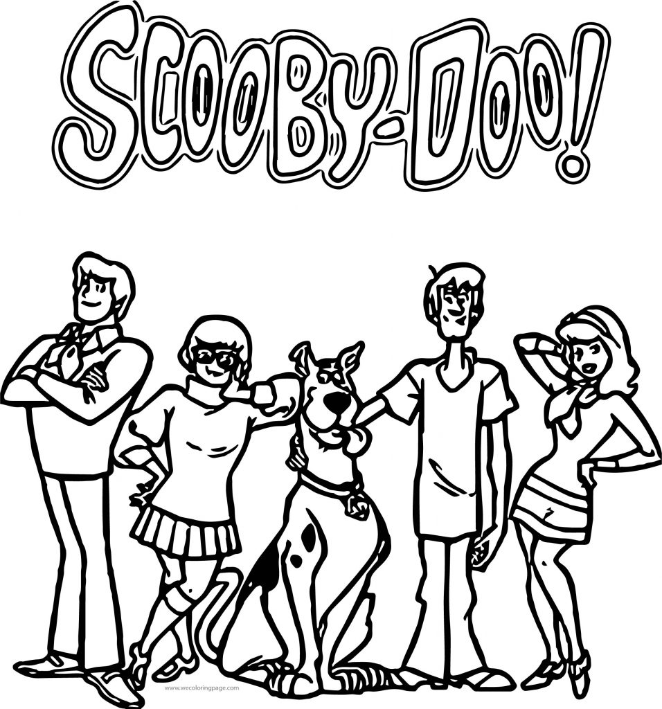 New Scooby Doo Coloring Page - Wecoloringpage.com